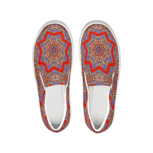 Medieval Kaleidoscope Slip-On Canvas Shoe