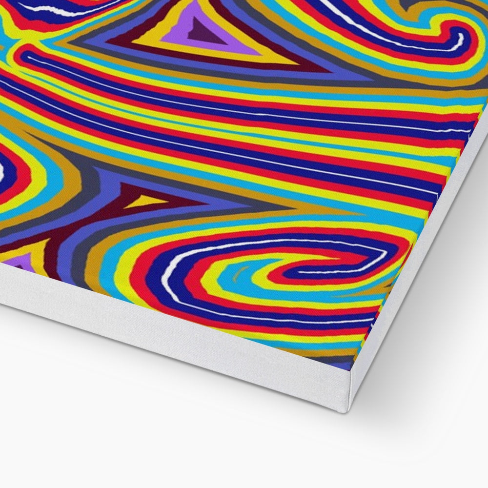 Curly Swirls Canvas