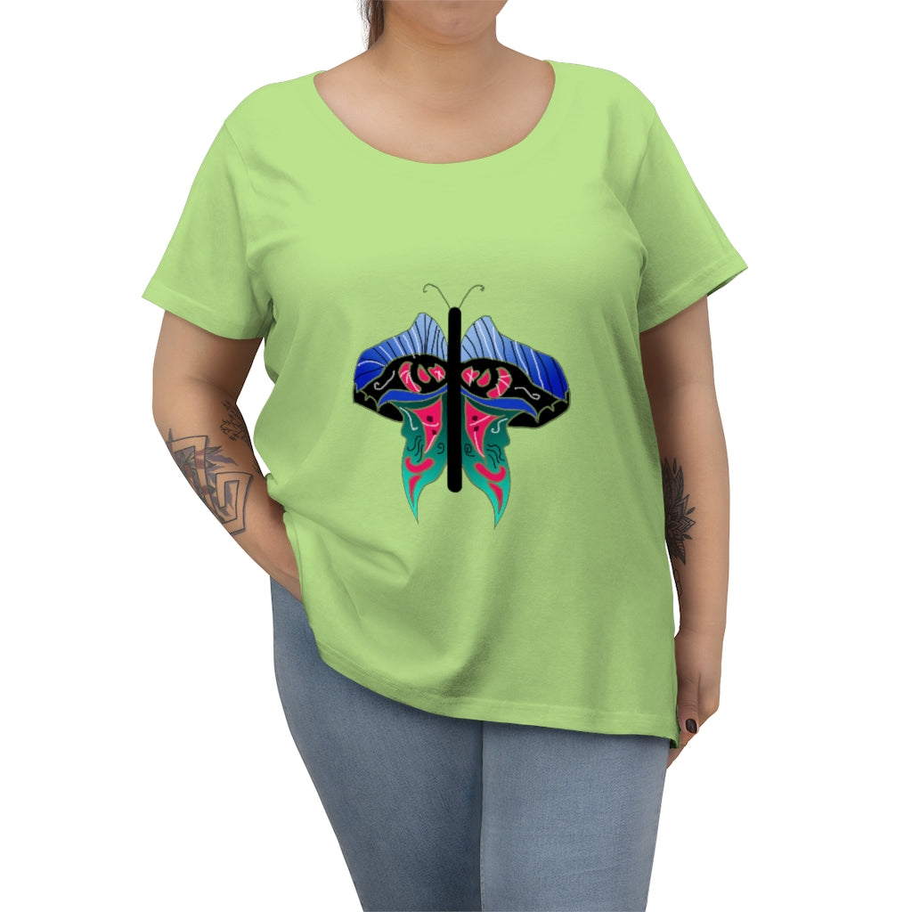 Butterfly 2 Women's Curvy Tee