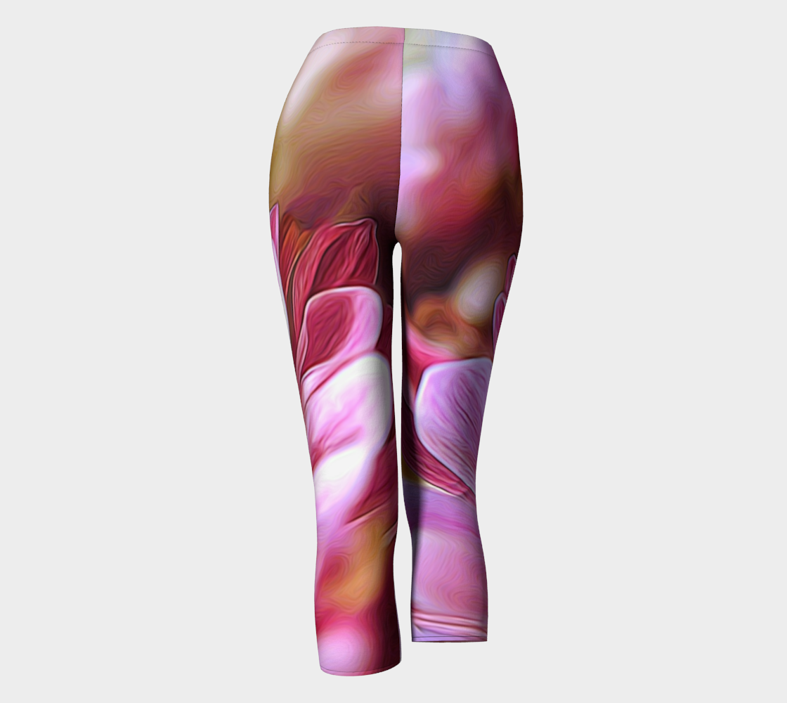Pink Flower Capris