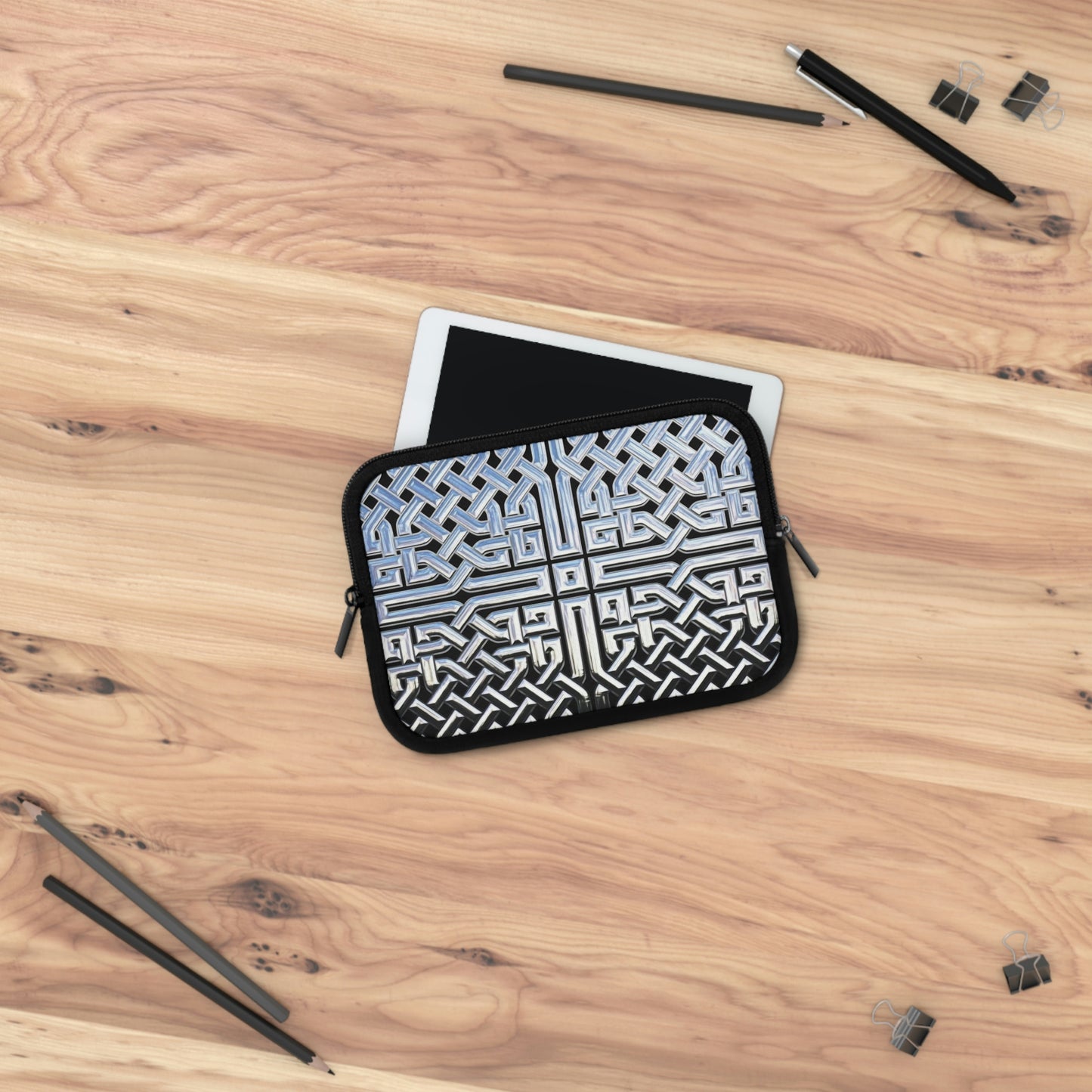 Chrome Celtic Knot Laptop Sleeve