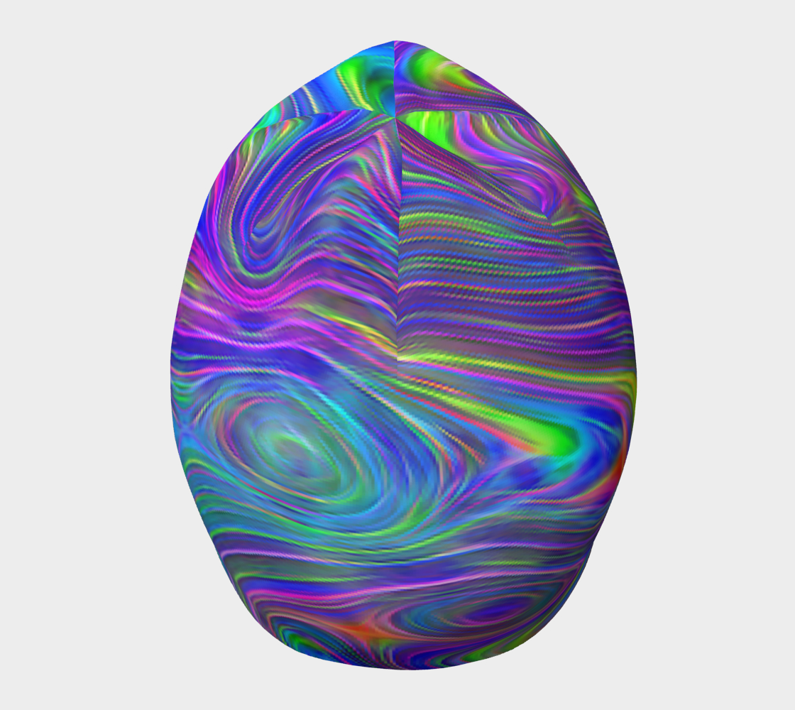 Abstract In Blue Hat