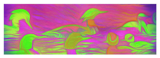 Birds Ducks - Yoga Mat