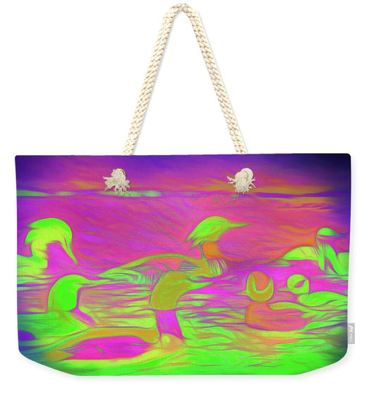 Birds Ducks - Weekender Tote Bag