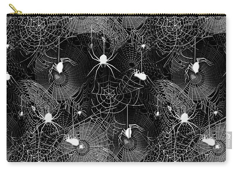 Black and White Spiders - Carry-All Pouch