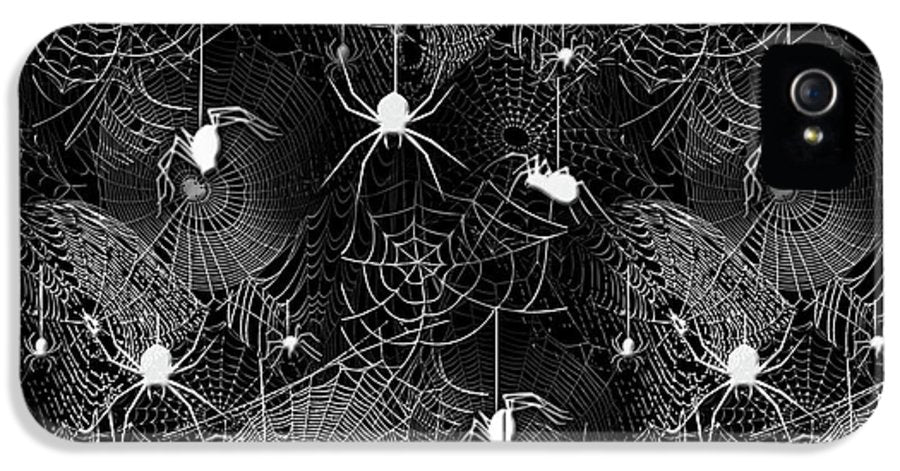 Black and White Spiders - Phone Case