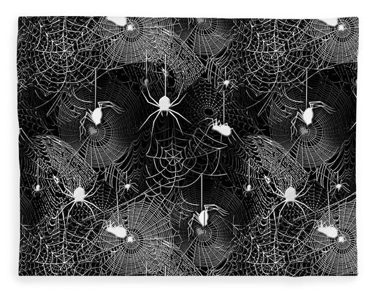 Black and White Spiders - Blanket