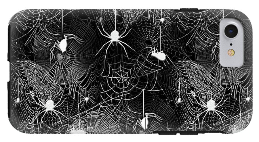 Black and White Spiders - Phone Case