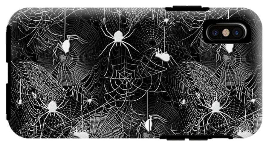 Black and White Spiders - Phone Case