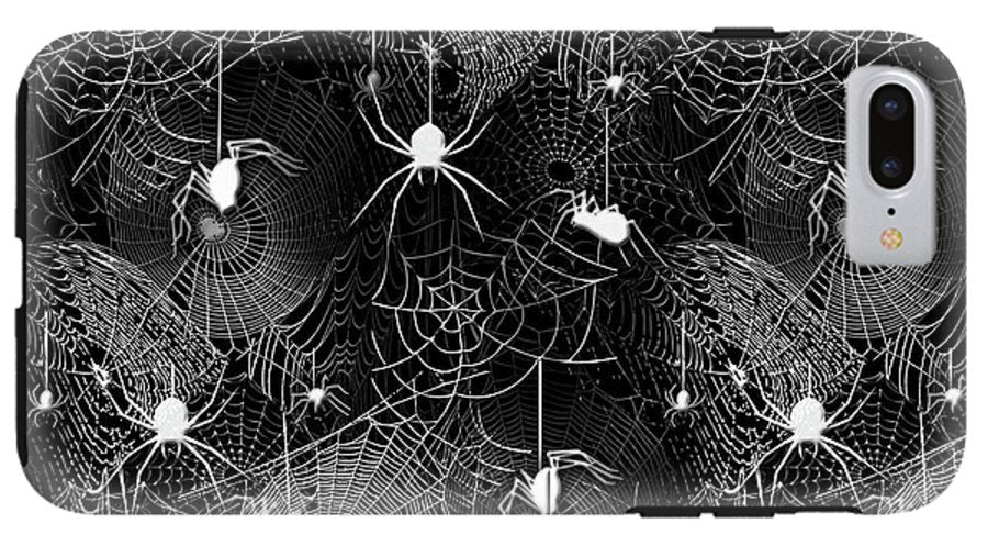 Black and White Spiders - Phone Case