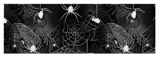 Black and White Spiders - Yoga Mat