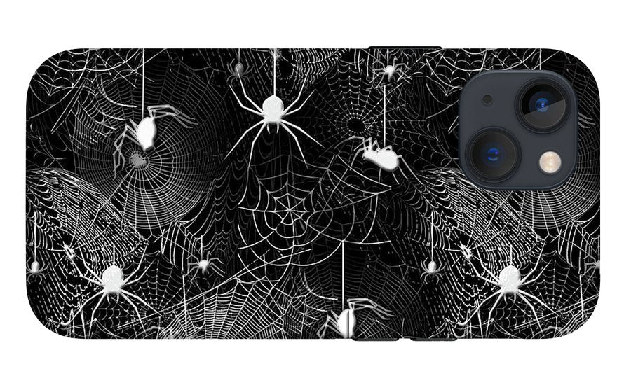Black and White Spiders - Phone Case