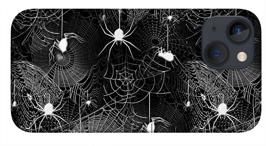 Black and White Spiders - Phone Case