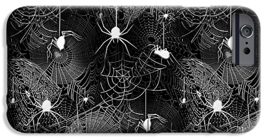Black and White Spiders - Phone Case