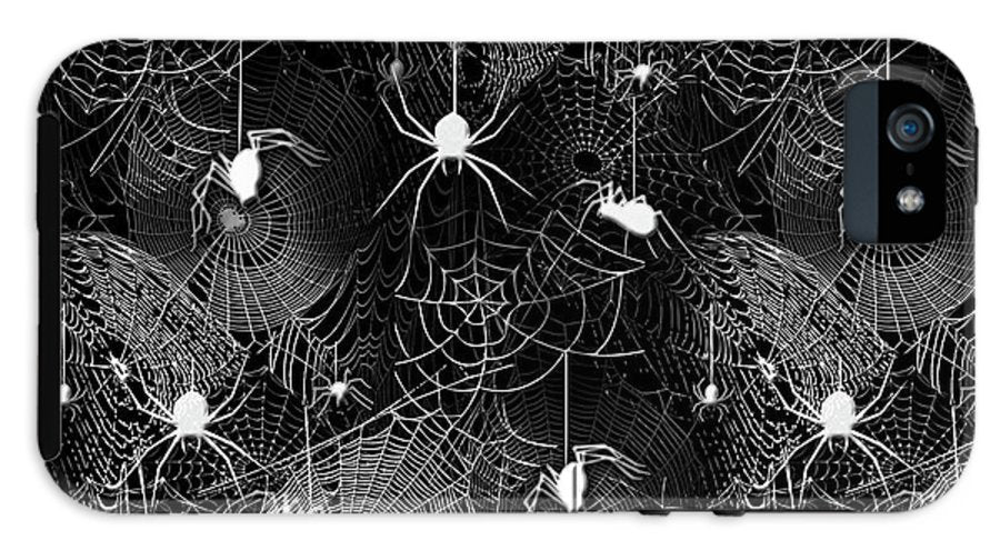 Black and White Spiders - Phone Case