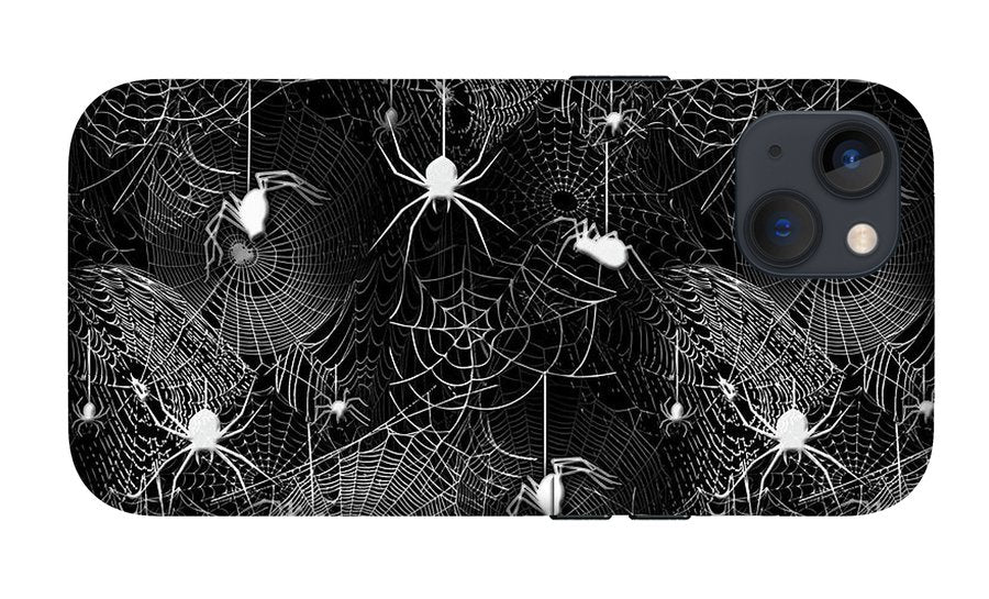Black and White Spiders - Phone Case