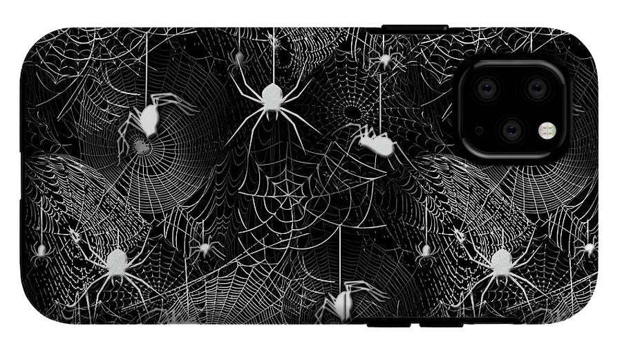 Black and White Spiders - Phone Case
