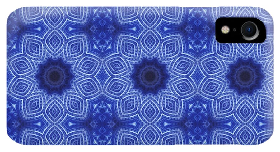 Blue and White Kaleidoscope - Phone Case