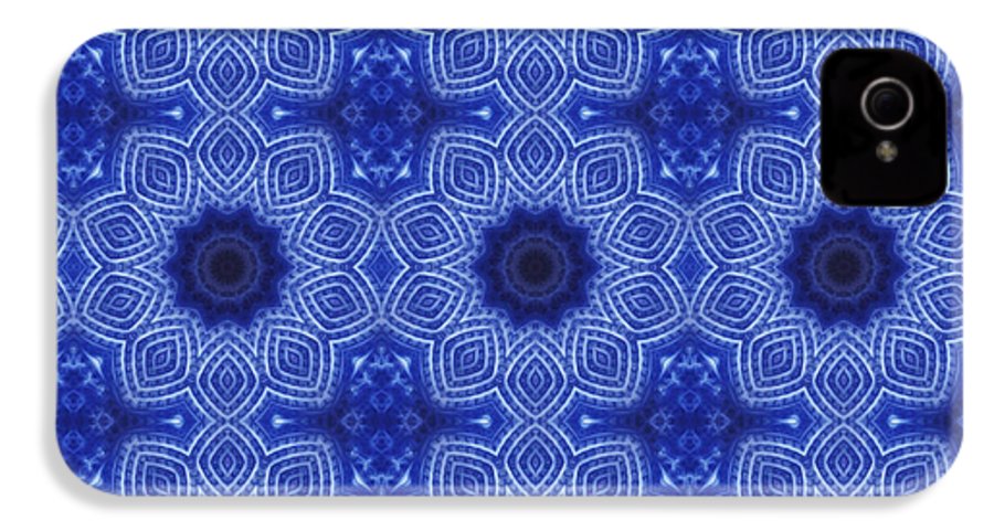 Blue and White Kaleidoscope - Phone Case