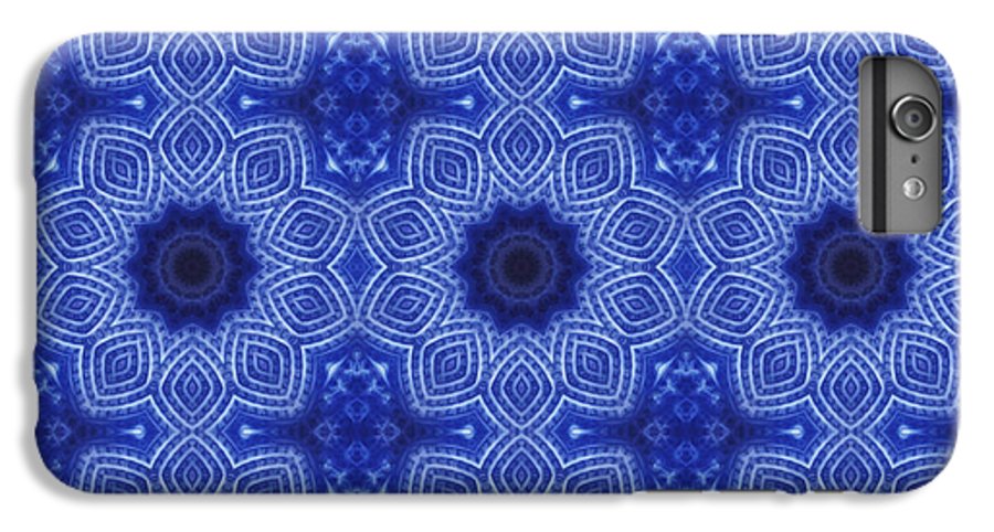 Blue and White Kaleidoscope - Phone Case