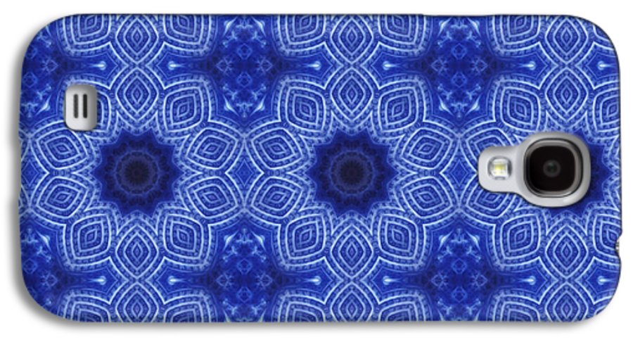 Blue and White Kaleidoscope - Phone Case
