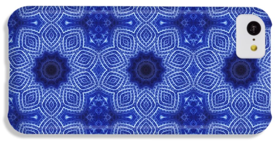 Blue and White Kaleidoscope - Phone Case