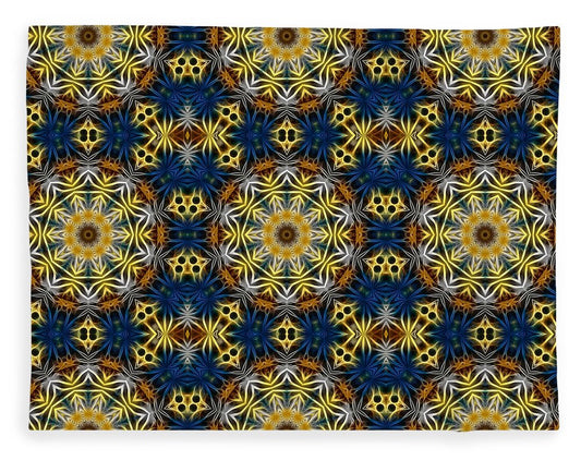 Blue and Yellow Kaleidoscope - Blanket