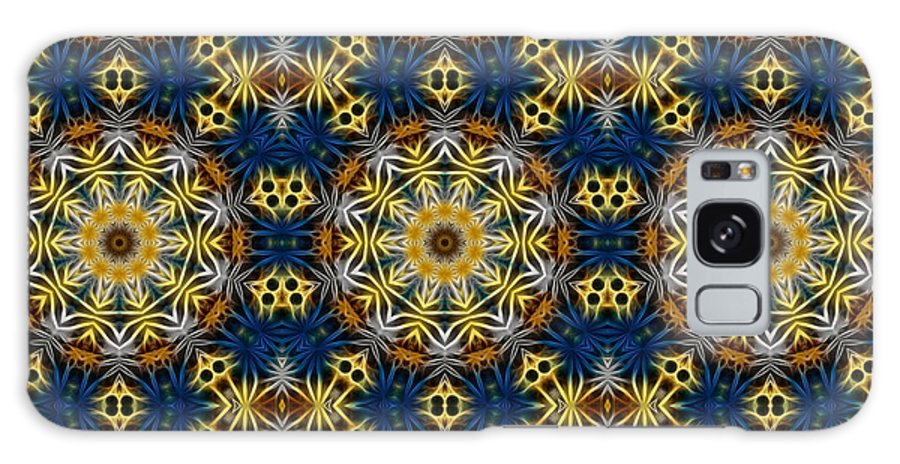 Blue and Yellow Kaleidoscope - Phone Case