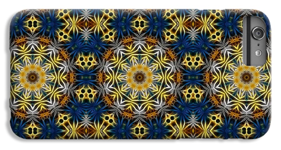 Blue and Yellow Kaleidoscope - Phone Case