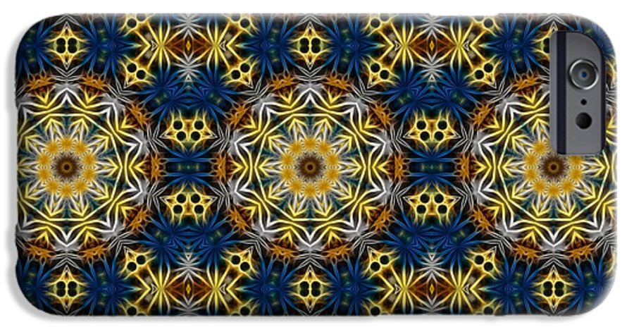 Blue and Yellow Kaleidoscope - Phone Case