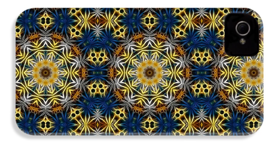 Blue and Yellow Kaleidoscope - Phone Case