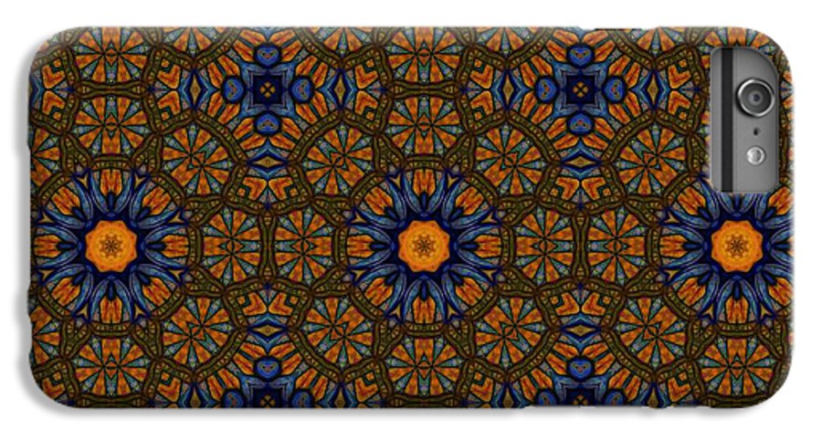 Blue and Yellow Sketchy Kaleidoscope - Phone Case