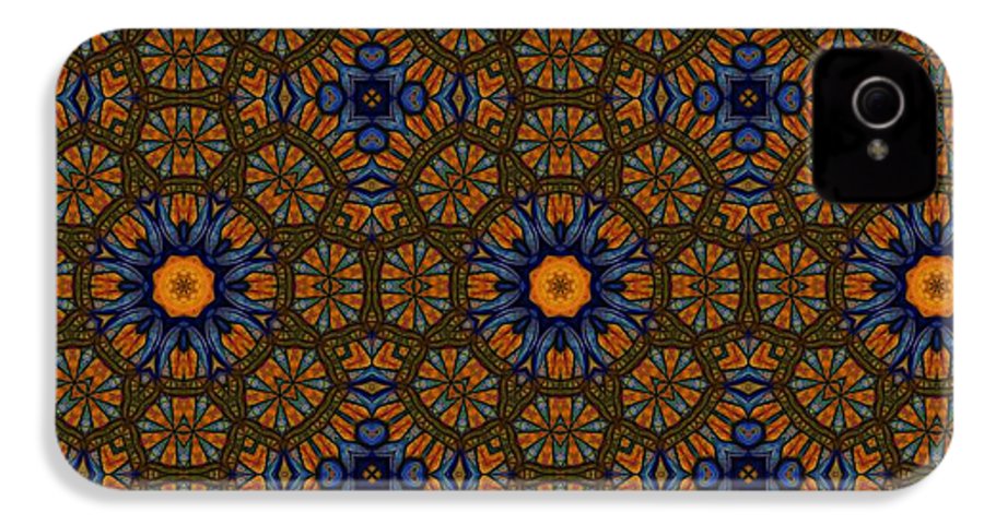 Blue and Yellow Sketchy Kaleidoscope - Phone Case