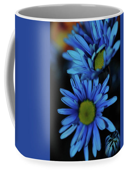 Blue Daisy Vertical - Mug
