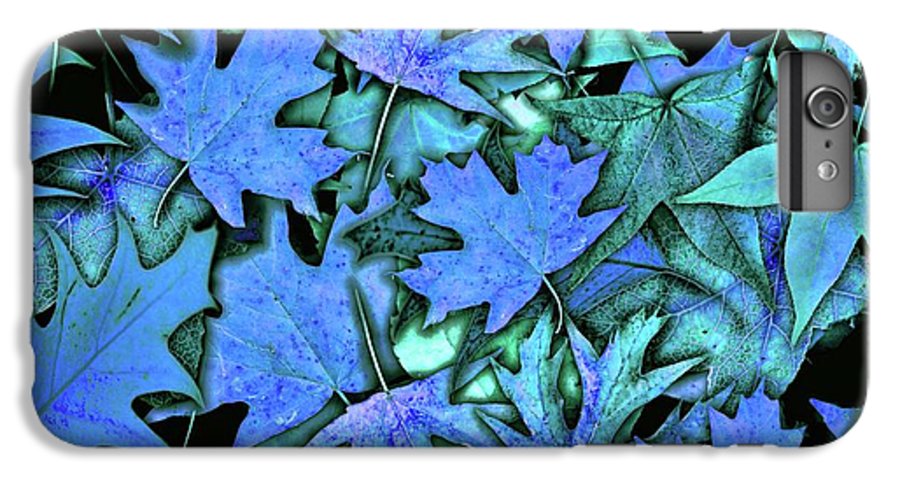 Blue Fall leaves - Phone Case