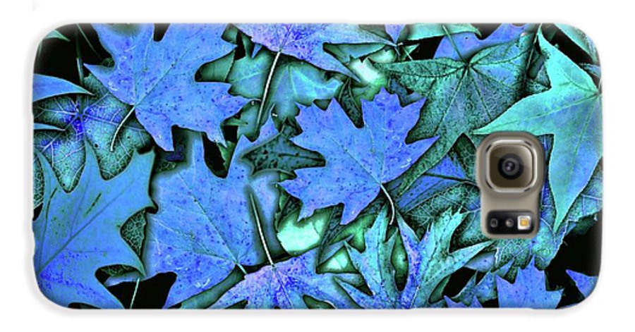 Blue Fall leaves - Phone Case