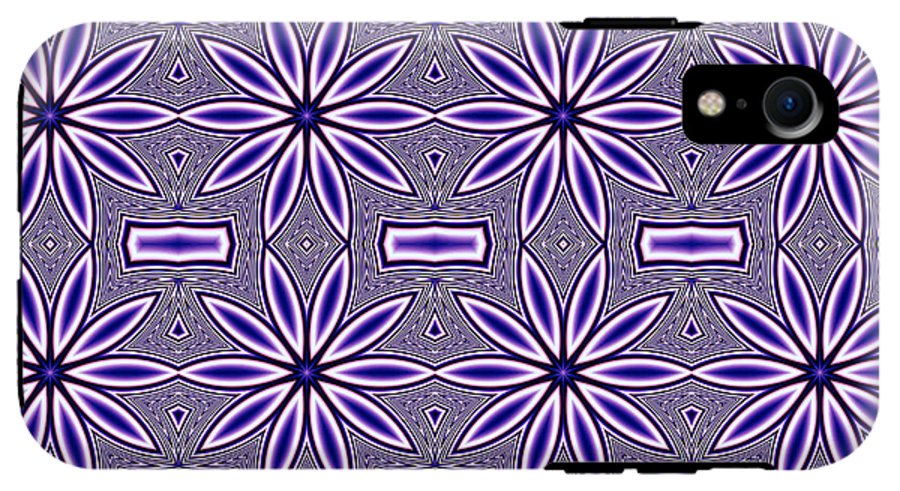 Blue Flower Kaleidoscope - Phone Case