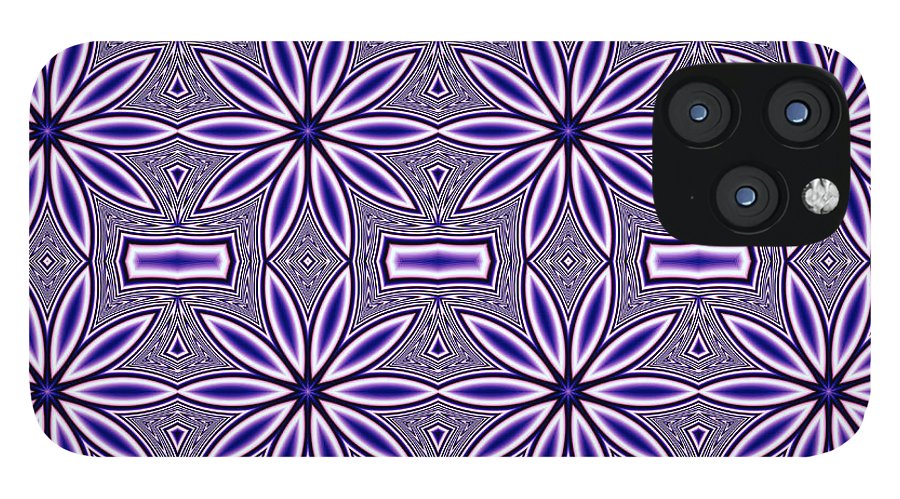 Blue Flower Kaleidoscope - Phone Case