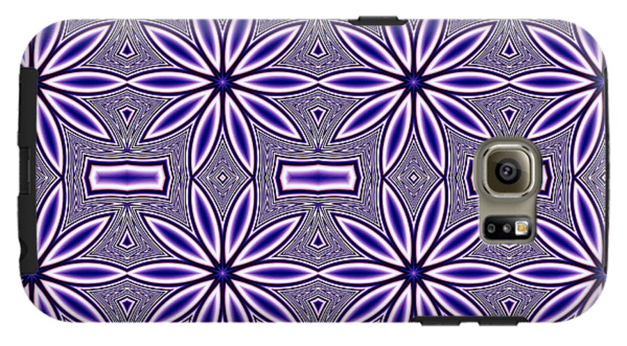 Blue Flower Kaleidoscope - Phone Case