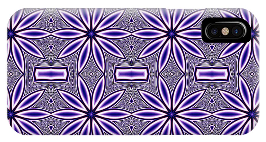 Blue Flower Kaleidoscope - Phone Case