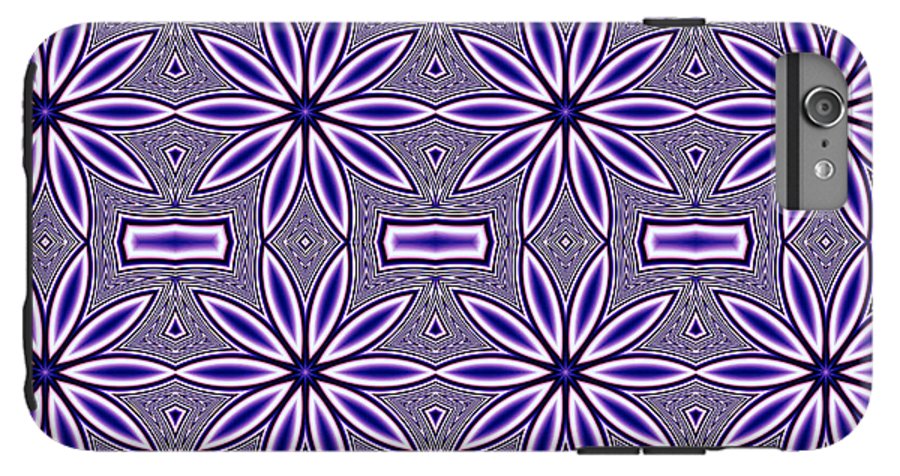 Blue Flower Kaleidoscope - Phone Case