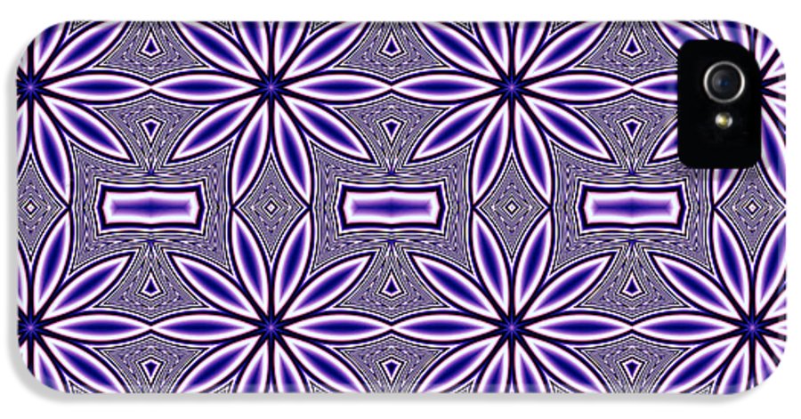 Blue Flower Kaleidoscope - Phone Case
