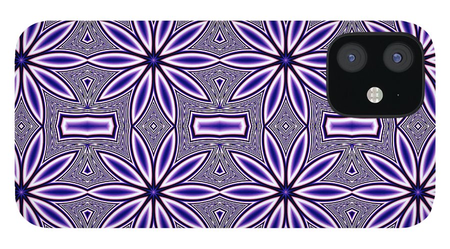 Blue Flower Kaleidoscope - Phone Case