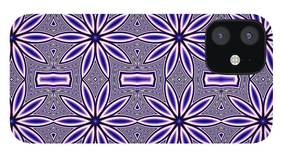 Blue Flower Kaleidoscope - Phone Case