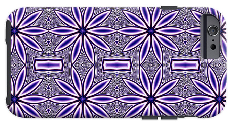 Blue Flower Kaleidoscope - Phone Case