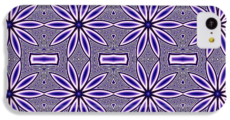 Blue Flower Kaleidoscope - Phone Case