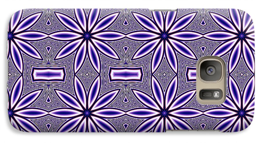 Blue Flower Kaleidoscope - Phone Case
