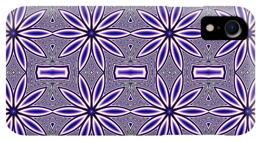 Blue Flower Kaleidoscope - Phone Case