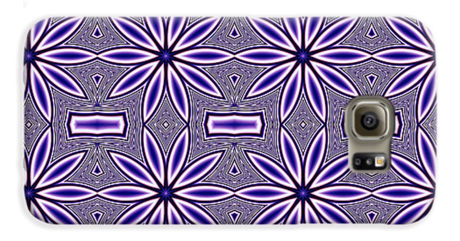 Blue Flower Kaleidoscope - Phone Case