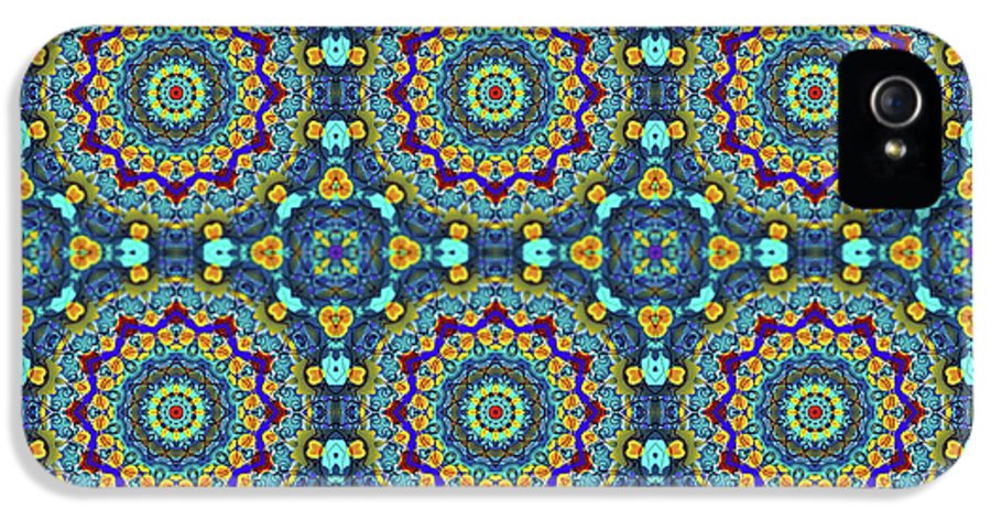 Blue Green Blur Kaleidoscope - Phone Case